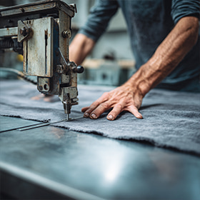 cut fabric